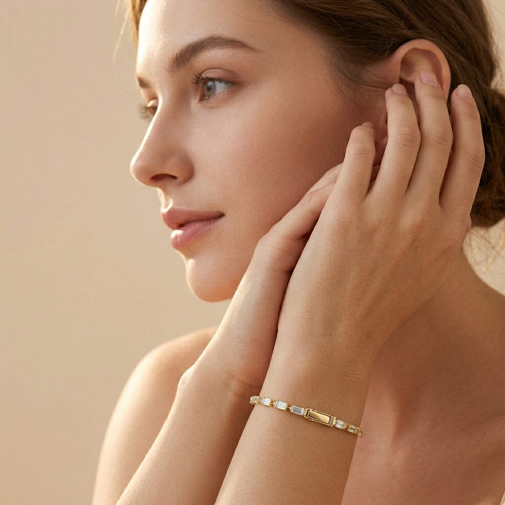 Moissanite Tennis Bracelet