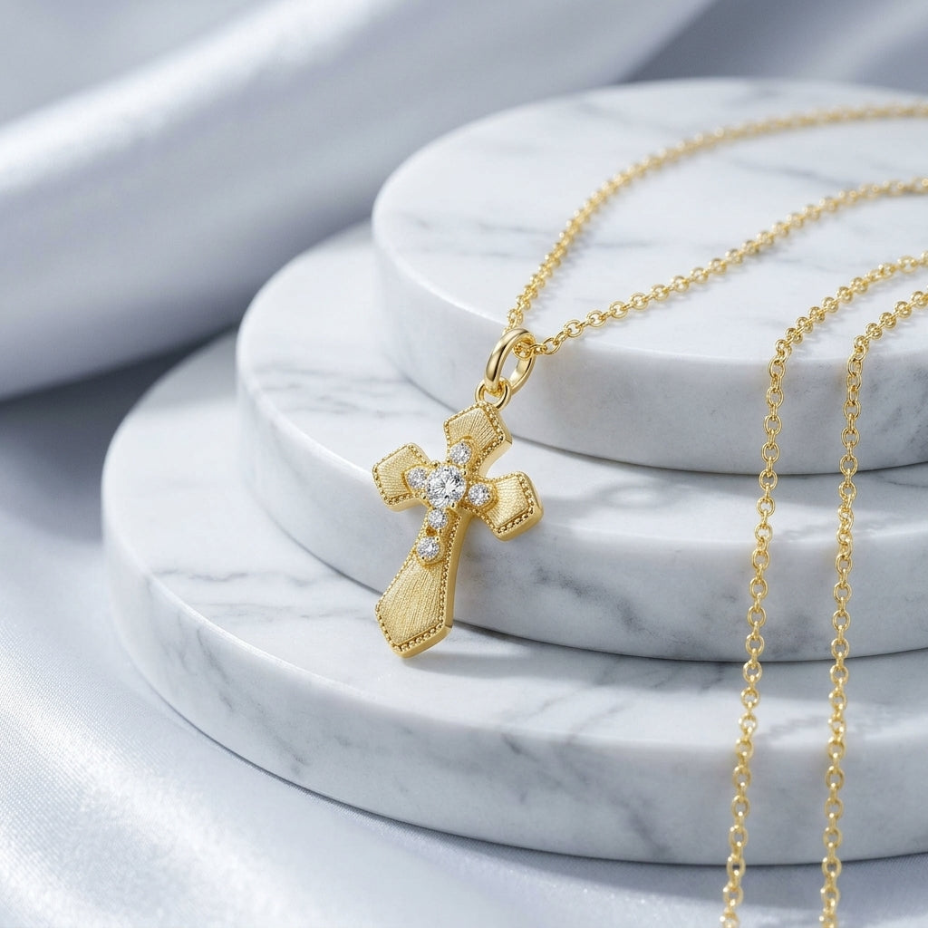 Moissanite Pendant Necklace