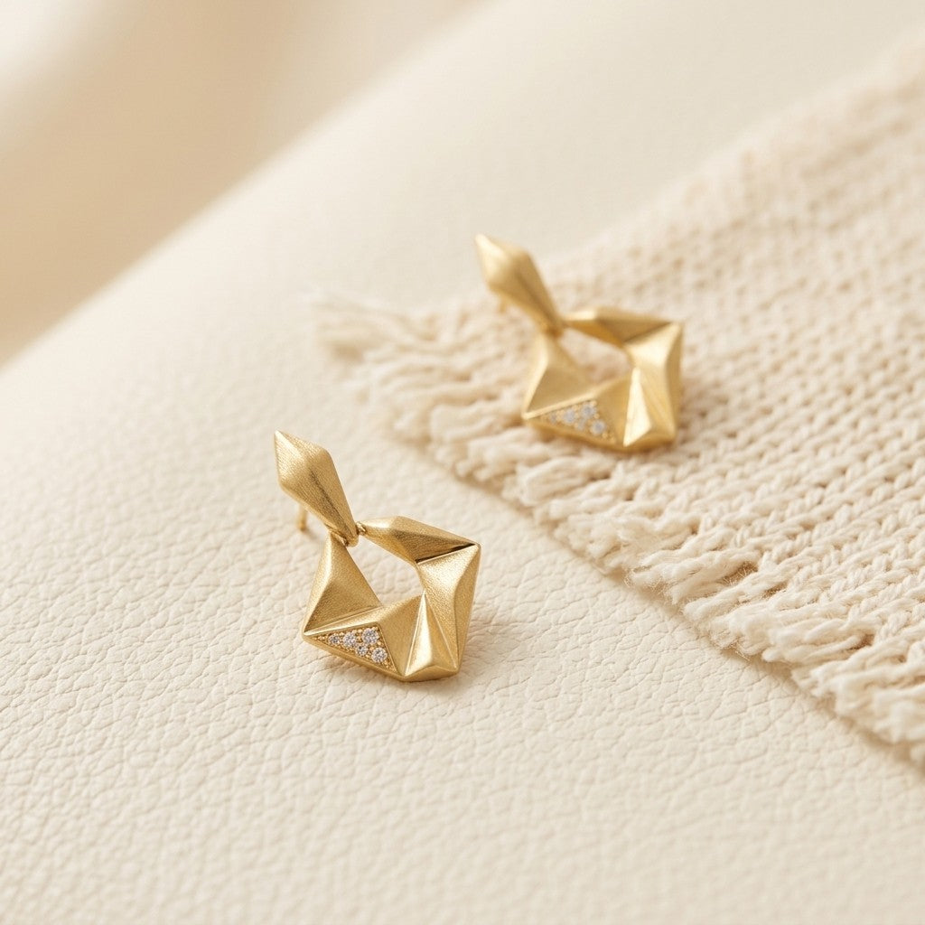 Bar Stud Earrings