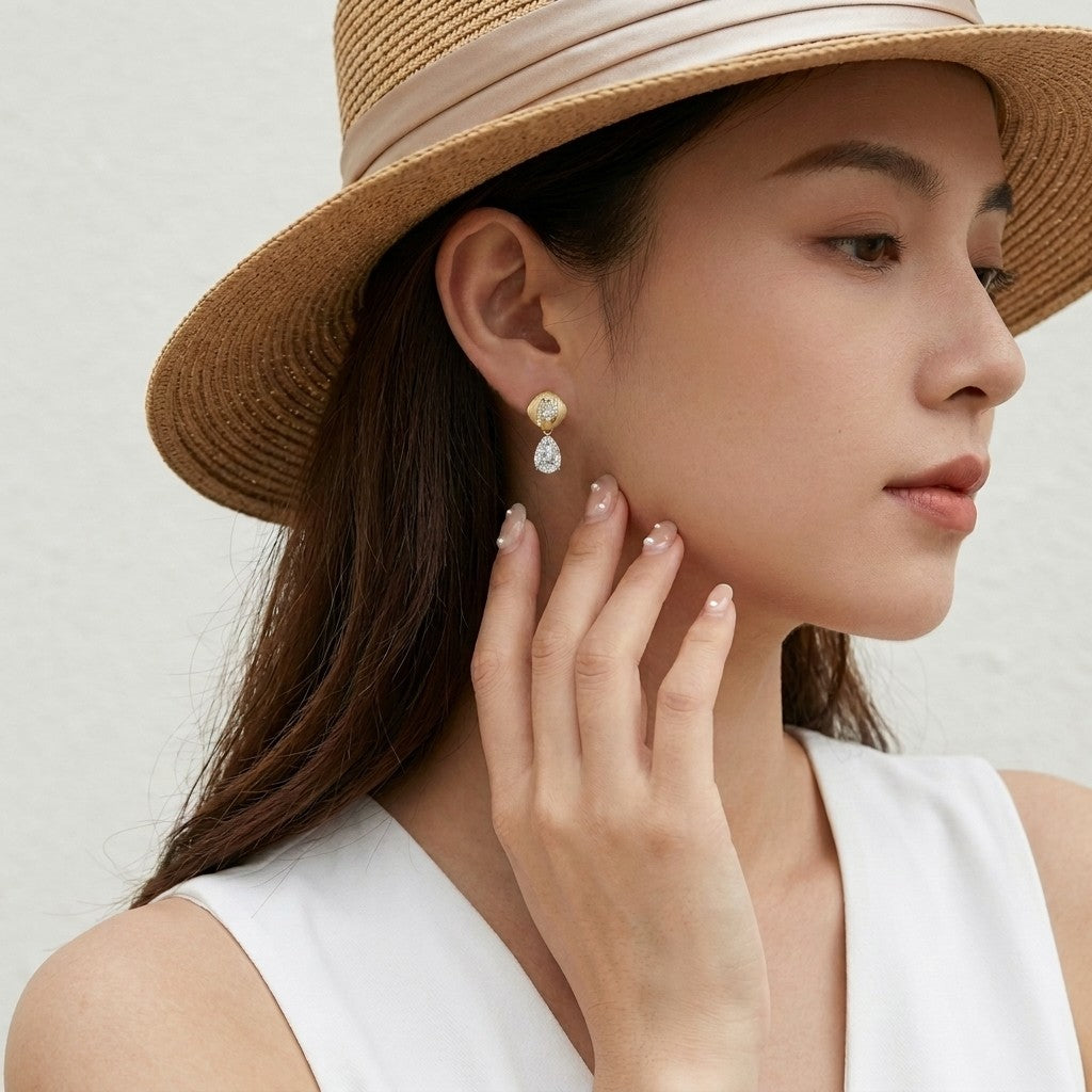 Moissanite Stud Earrings