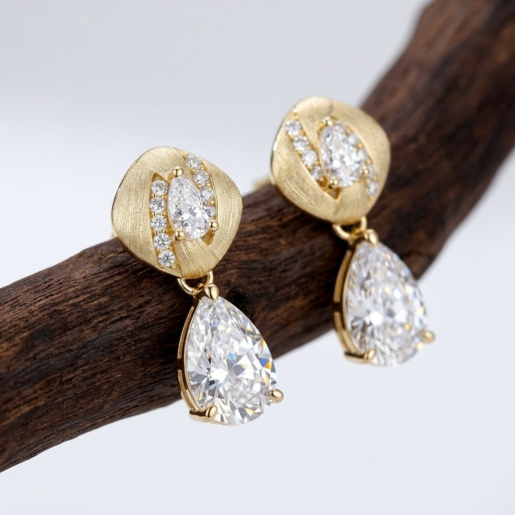 Moissanite Stud Earrings