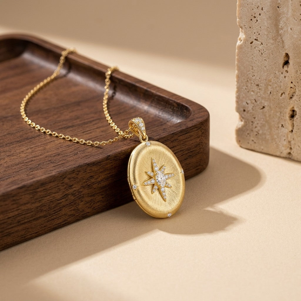 Moissanite Pendant Necklace