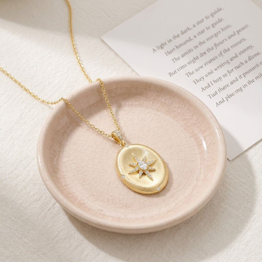 Moissanite Pendant Necklace
