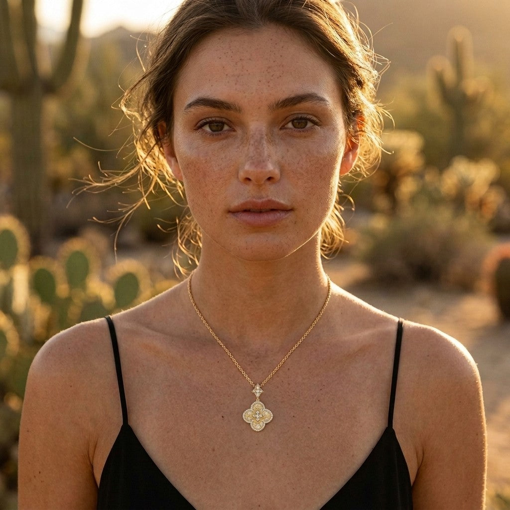 Moissanite Pendant Necklace