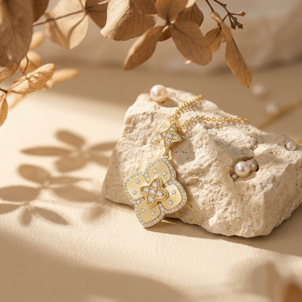 Moissanite Pendant Necklace