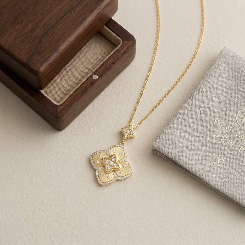 Moissanite Pendant Necklace