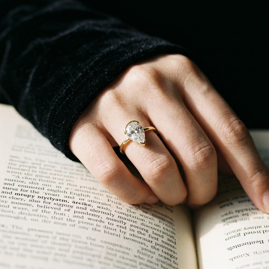 Moissanite Pavé Band Ring