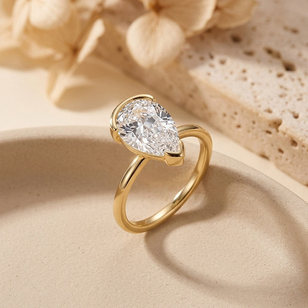 Moissanite Pavé Band Ring