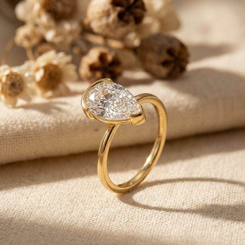 Moissanite Pavé Band Ring