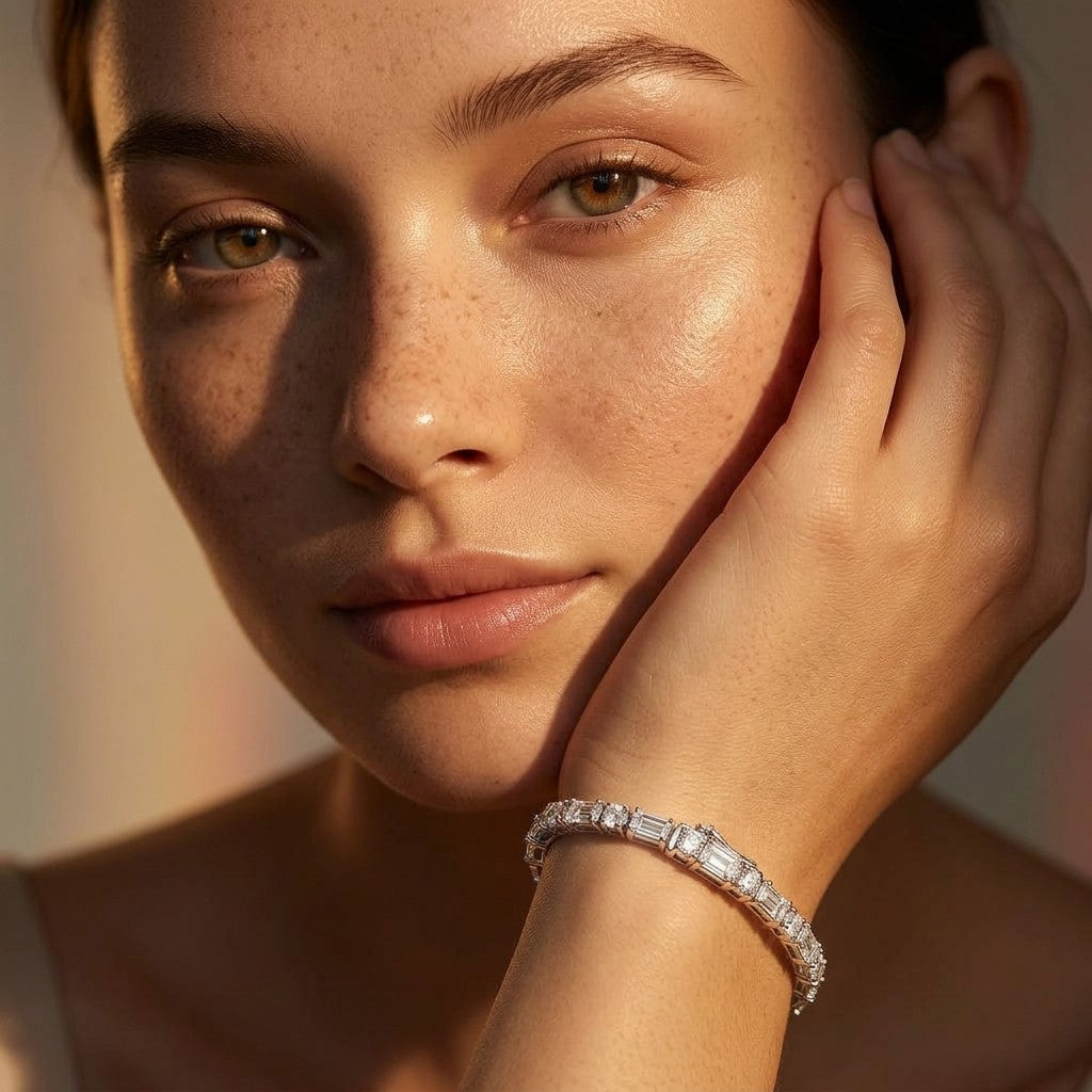 Moissanite Tennis Bracelet