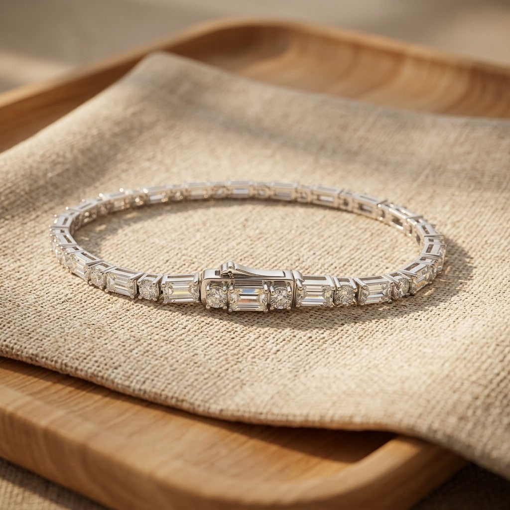 Moissanite Tennis Bracelet