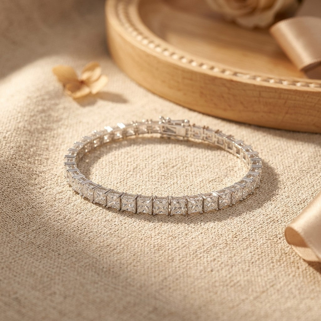 Moissanite Tennis Bracelet