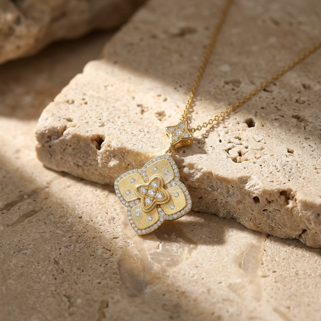 Moissanite Pendant Necklace