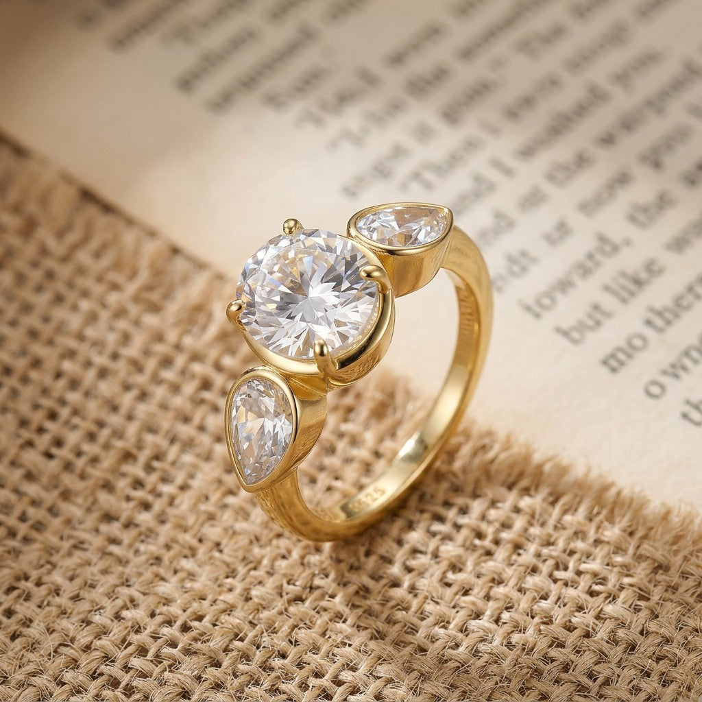 Moissanite Pavé Band Ring