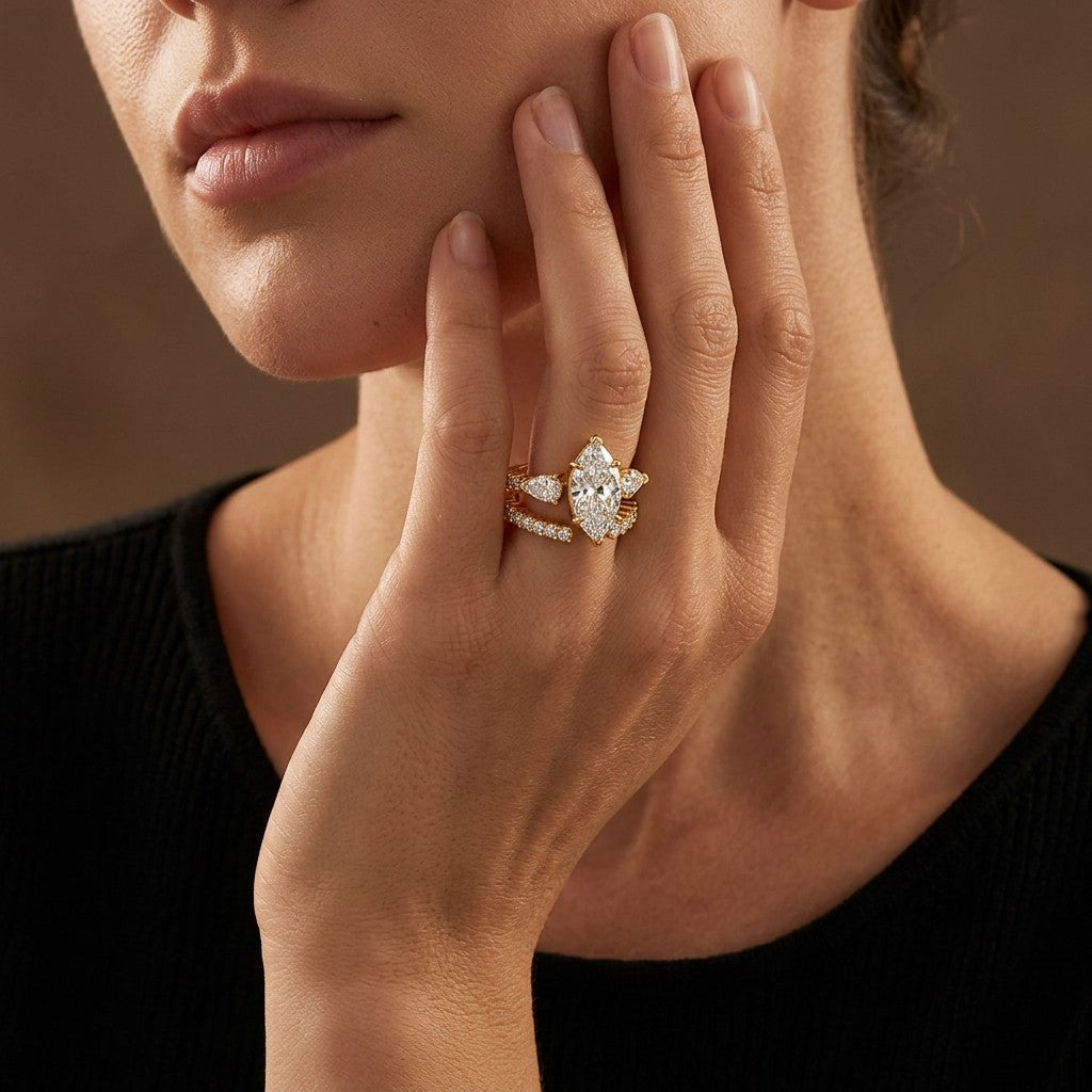 Moissanite Full Eternity Ring
