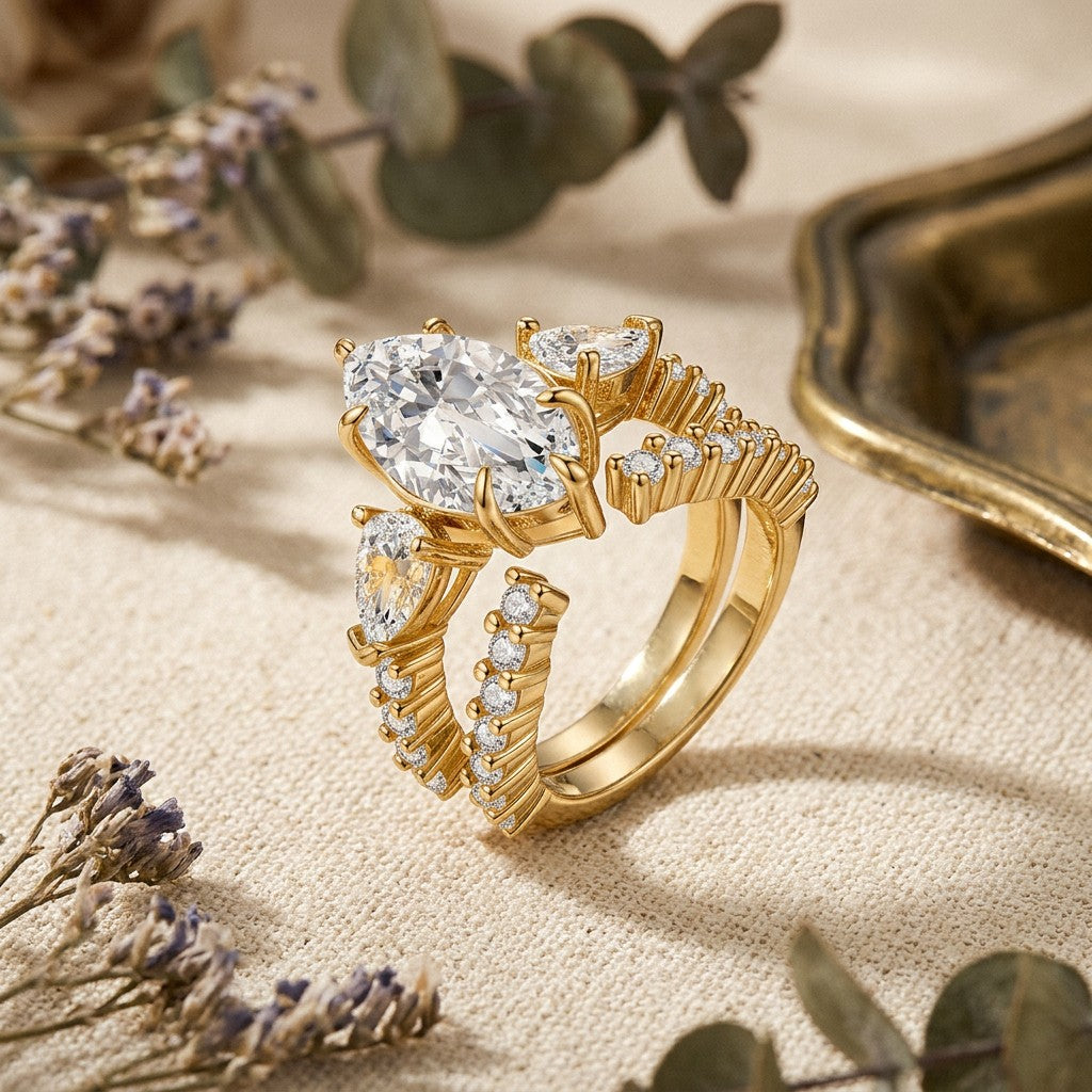 Moissanite Full Eternity Ring