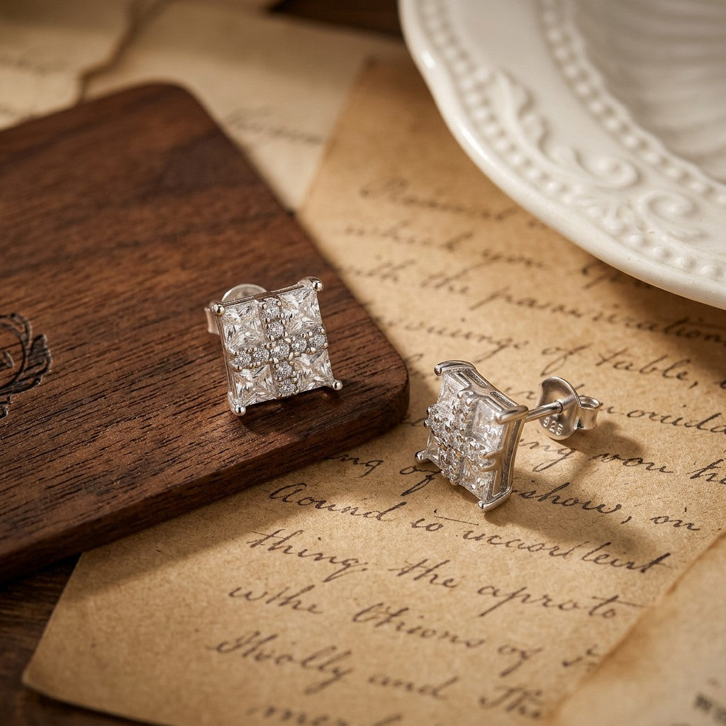 Moissanite Stud Earrings