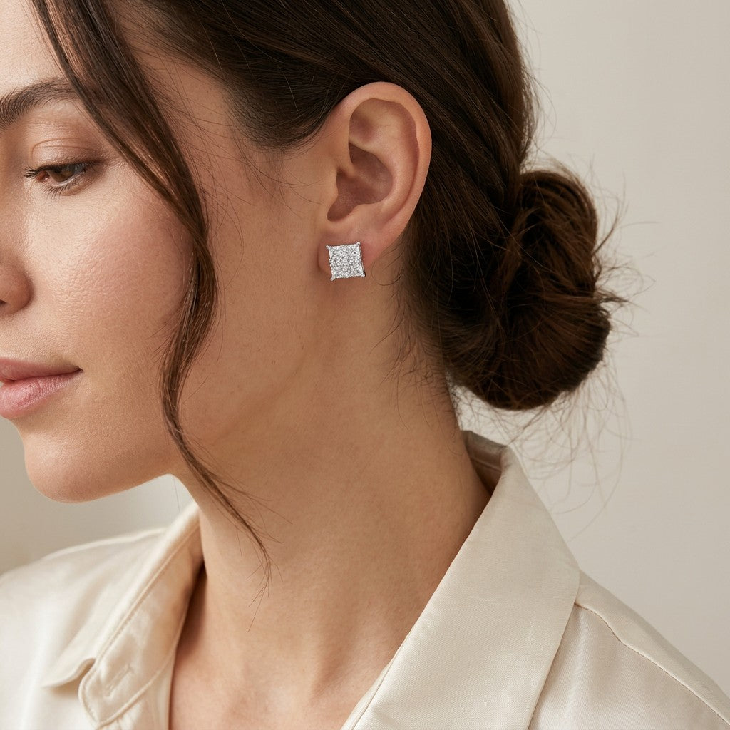Moissanite Stud Earrings