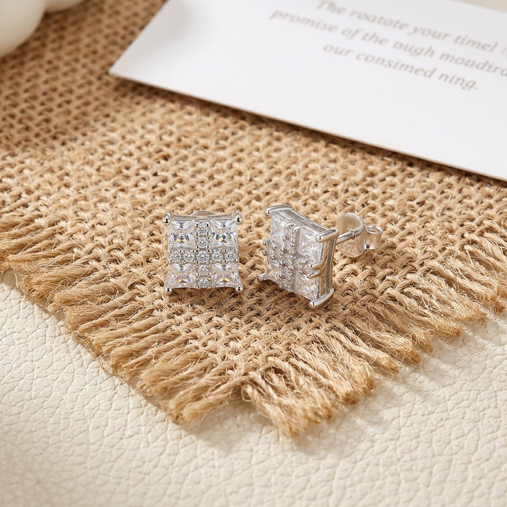 Moissanite Stud Earrings
