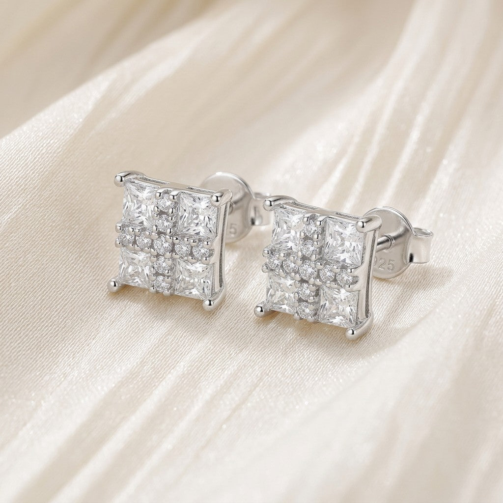 Moissanite Stud Earrings