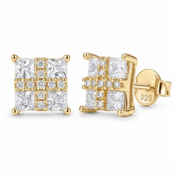Moissanite Stud Earrings