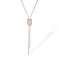 Alruna 14K Gold Round Tassel Necklace