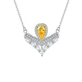 Berthe Yellow Crown Necklace