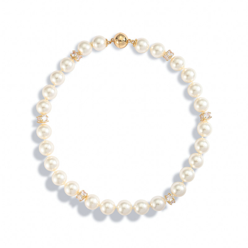 Blanc Nacré White Pearl  Necklace