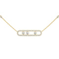 Brinhild 14K Gold Paperclip Necklace