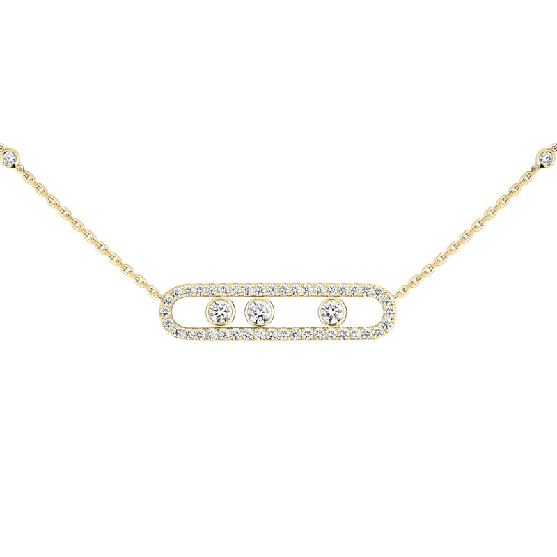 Brinhild 14K Gold Paperclip Necklace