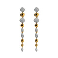Carine 14K Gold Pebble Drop Earrings