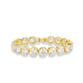 Carla 14K Gold Round Tennis Bracelet
