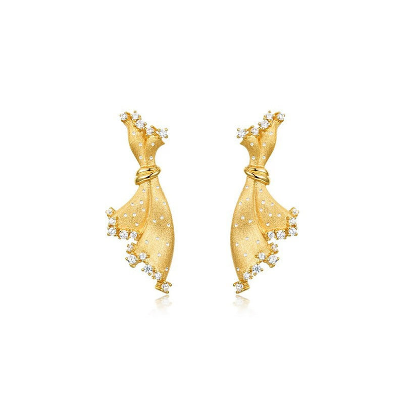 Chrysippus 14K Gold Butterfly Stud Earrings