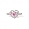 Clémence Pink Heart Ring