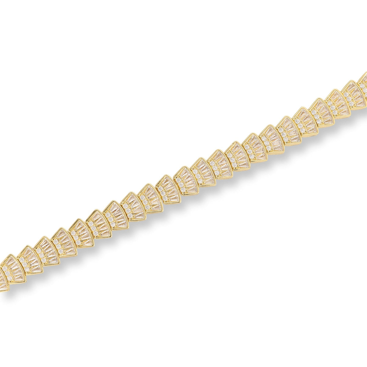 Dagmar 14K Gold Fan Bracelet