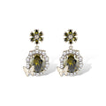 Danaus Green Butterfly Earrings