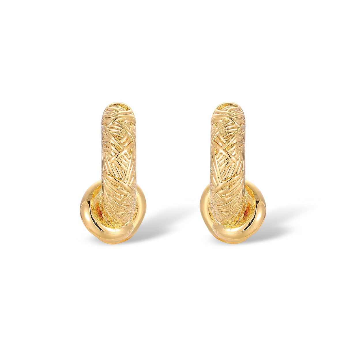 Delia 14K Gold Knot Earrings
