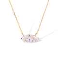 Dietwina 14K Gold Marquise Necklace
