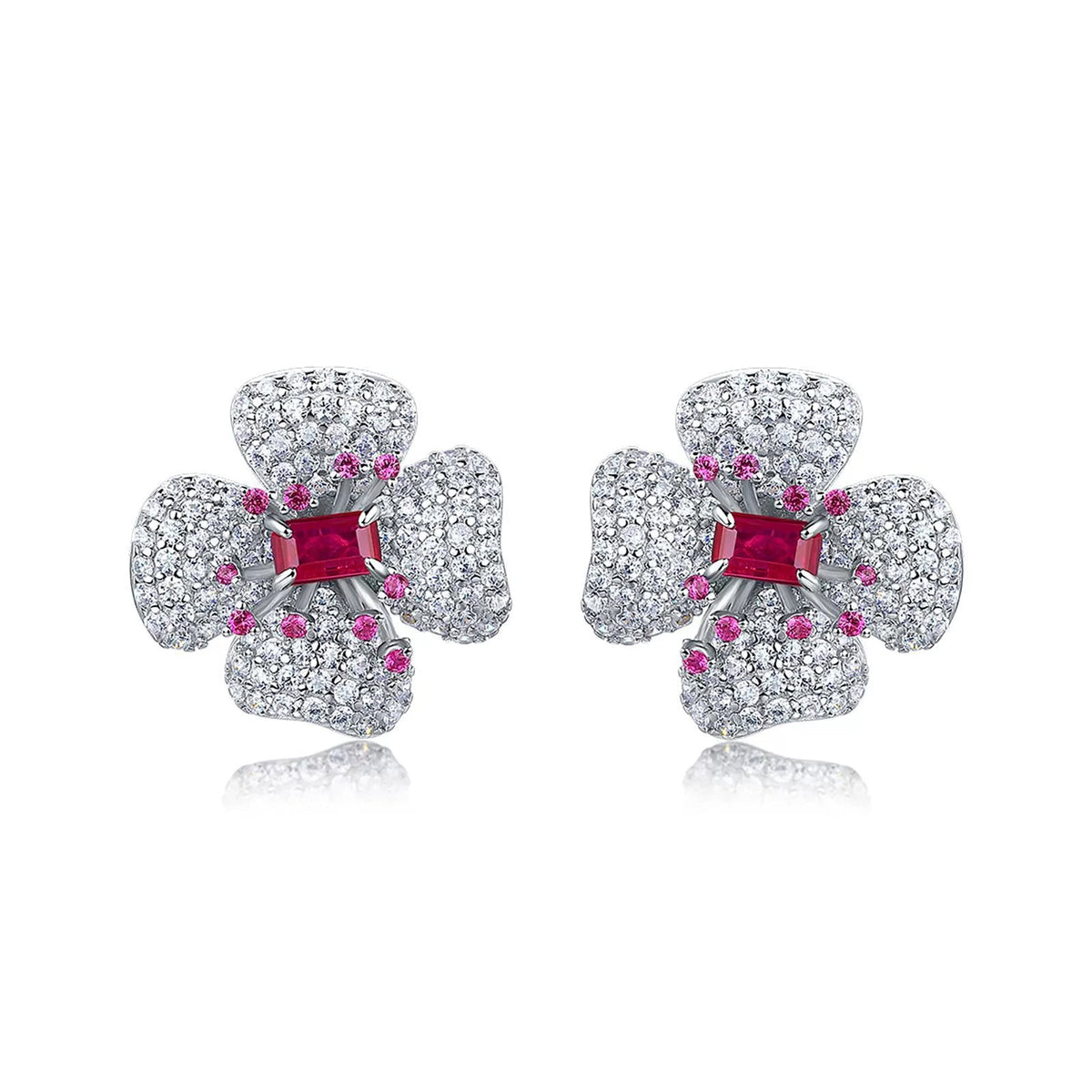 Doriane Floral Stud Earrings