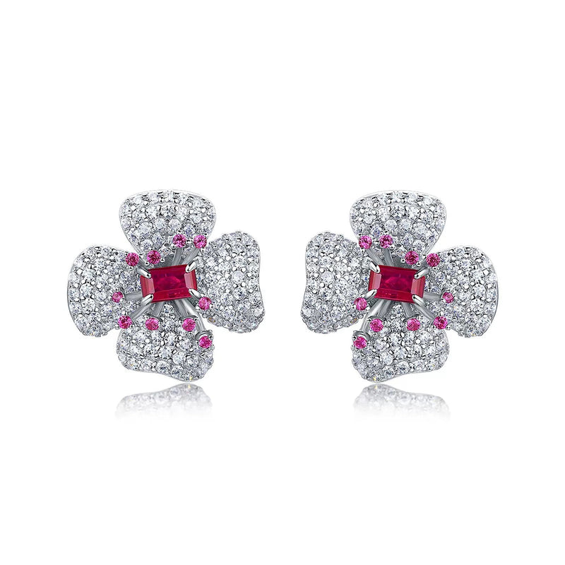 Doriane Floral Stud Earrings