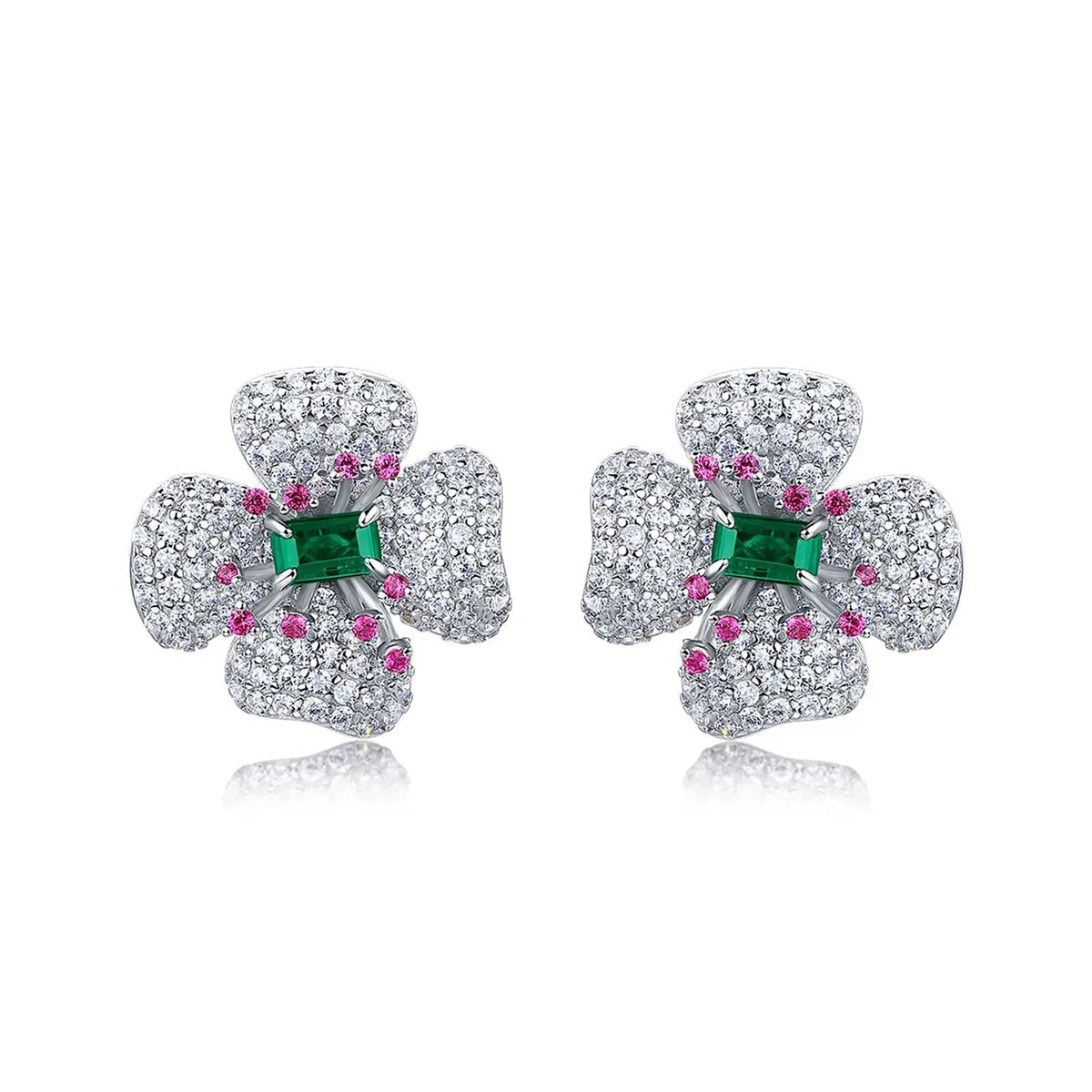Doriane Floral Stud Earrings