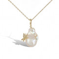 Douceur Baroque Butterfly Pearl Necklace