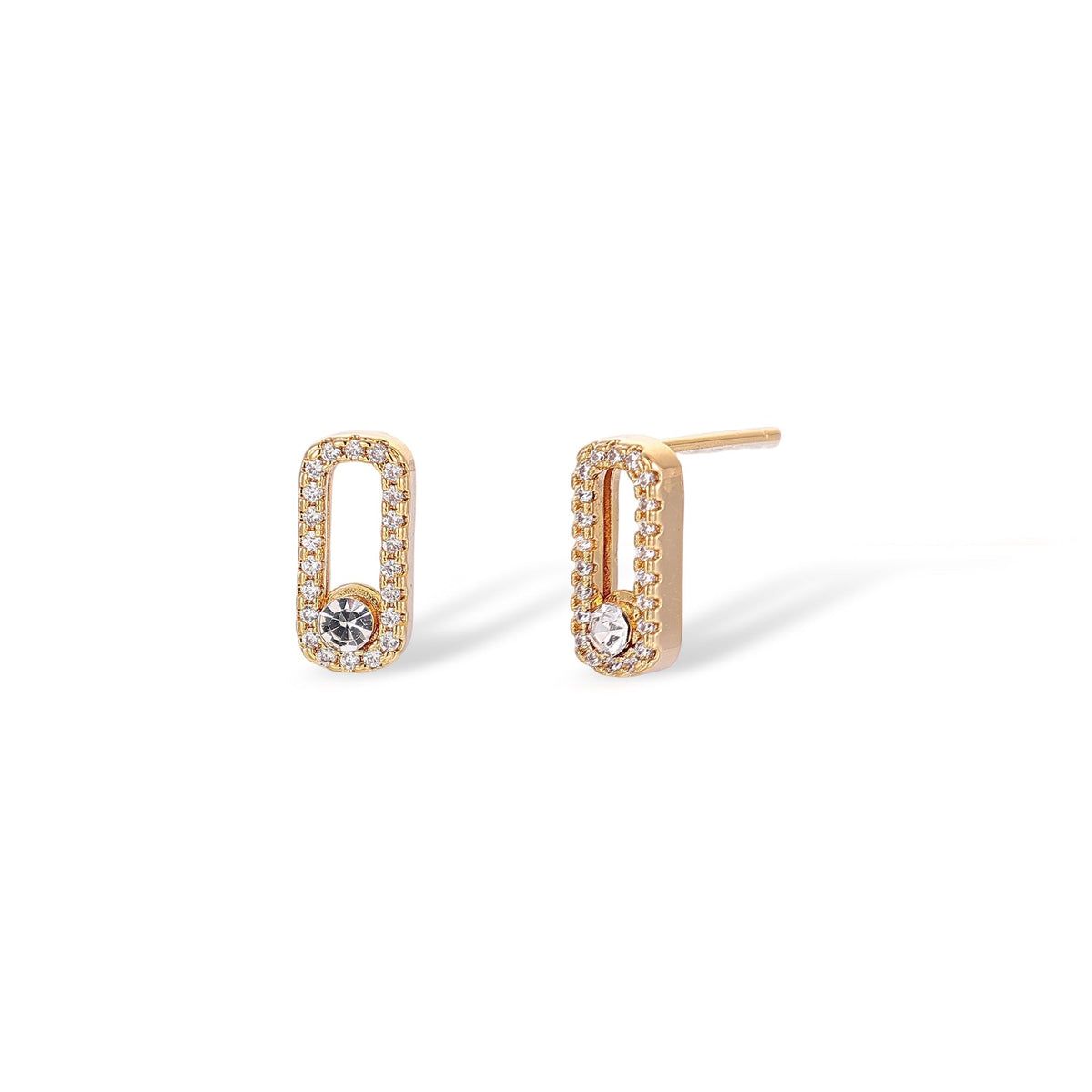 Dune 14K Gold Oval Earrings