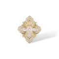 Eberlind 14K Gold Floral Open Ring