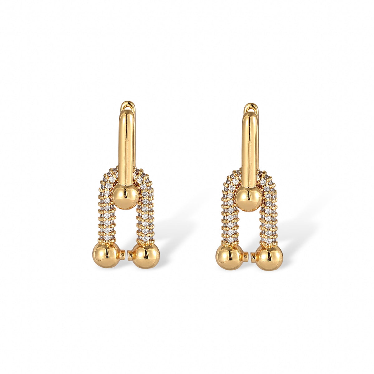 Edlind 14K Gold Ball Chain Drop Earrings