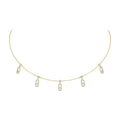 Egilrun 14K Gold Paperclip Choker Necklace