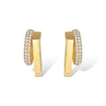 Élodie 18K Gold Round Earrings