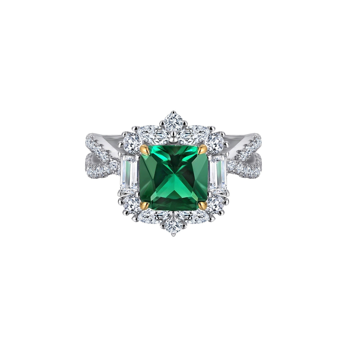 Éoleine Green Square Jewelry 3-Piece Set