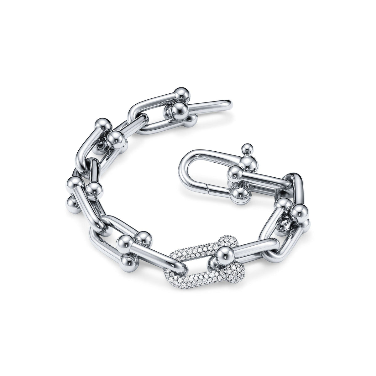 Falkrun 14K Gold Orbital Link Bracelet