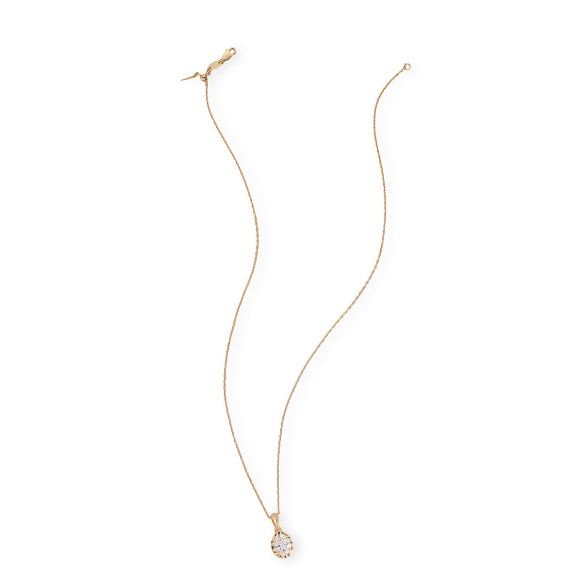 Framlind 14K Gold Oval Neckalce